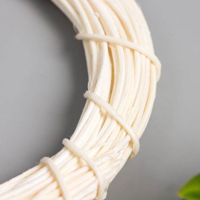 Кольцо ротанг для изготовления ловца снов "Сливочный" d=15 см