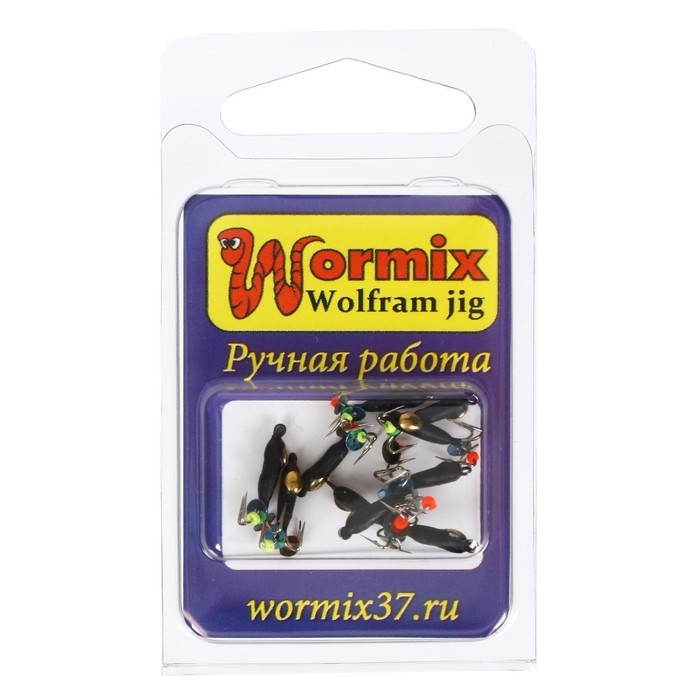 Мормышка Чертик, 4-крючка с золотой коронкой, вес 0.3 г, размер 2 Мормышка Чертик, 4-крючка с золотой коронкой, вес 0.3 г, размер 2