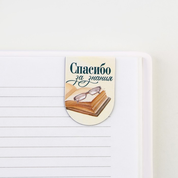 Закладки магнитные на подложке «Учителю: Вы лучший учитель», 6 шт. Закладки магнитные на подложке «Учителю: Вы лучший учитель», 6 шт.