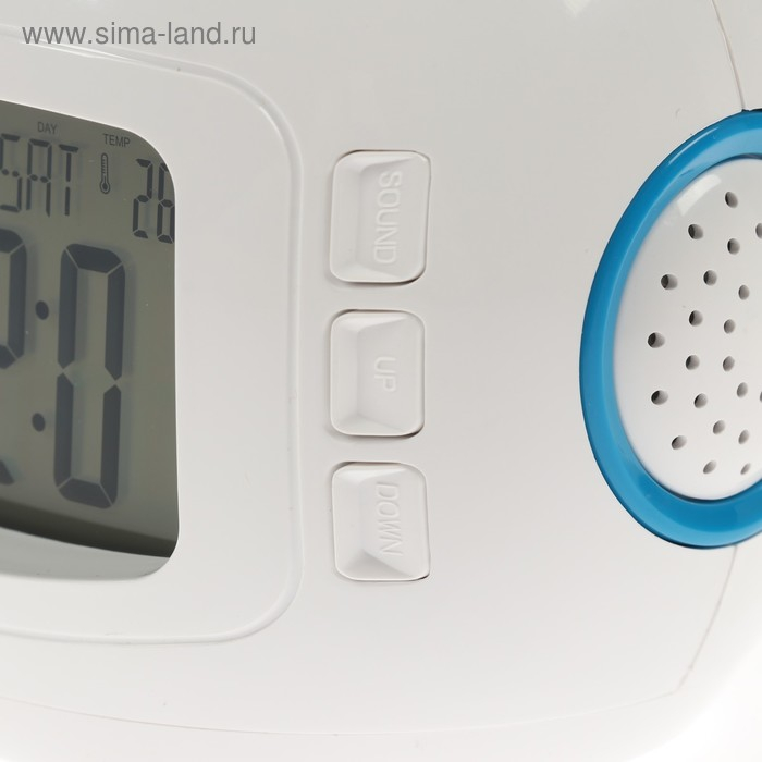 Будильник Luazon LB-10 Будильник Luazon LB-10 "Звездное небо", часы, 8 мелодий, белый