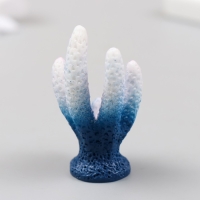 Фигурка для флорариума полистоун "Коралл разноцветный" 3х5,3 см