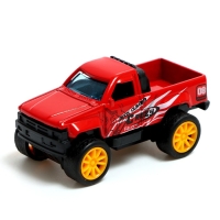 Машина металлическая &laquo;Крутые гонки. Пикап&raquo;, инерция, 1:64, МИКС