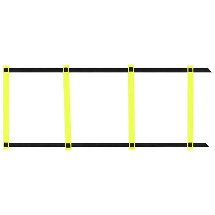 Координационная лестница ONLYTOP, 6 м, толщина 2 мм, цвет салатовый Координационная лестница ONLYTOP, 6 м, толщина 2 мм, цвет салатовый