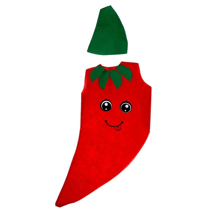Карнавальный набор &laquo;Красный перчик&raquo;, фетр