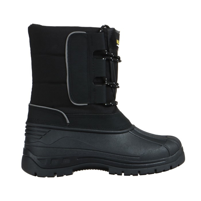 Сапоги комбинированные зимние (сноубутсы), ТЭП+искусственный мех, цвет чёрный, размер 42