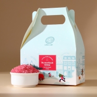 Соль для ванны &laquo;Волшебной зимы&raquo;, 500 г, аромат малиновый пунш, Новый Год