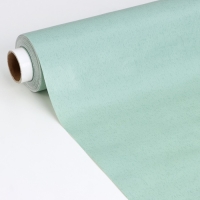 Клеёнка на стол Доляна &laquo;Мини&raquo;, на нетканой основе, ширина 137 см, толщина 0,2 мм, рулон 20 м, цвет зелёный
