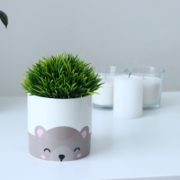 Кашпо для цветов, &laquo;Медведь&raquo;, 10 х 10 см