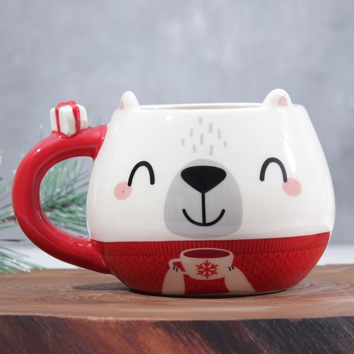 Новый год. Кружка керамическая &laquo;Горячего Нового года&raquo;, 400 мл