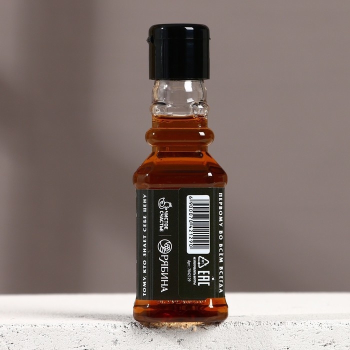 Гель для душа во флаконе виски &laquo;Крутой мужик&raquo;, 100 мл, аромат древесный с пряными нотами, Новый Год