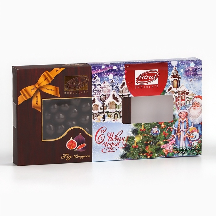 Шоколадное драже «Инжир в темном шоколаде», 100 г Шоколадное драже «Инжир в темном шоколаде», 100 г