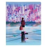 Тетрадь 48 листов в клетку на скрепке View, обложка мелованный картон, ламинация SoftTouch, МИКС Тетрадь 48 листов в клетку на скрепке View, обложка мелованный картон, ламинация SoftTouch, МИКС