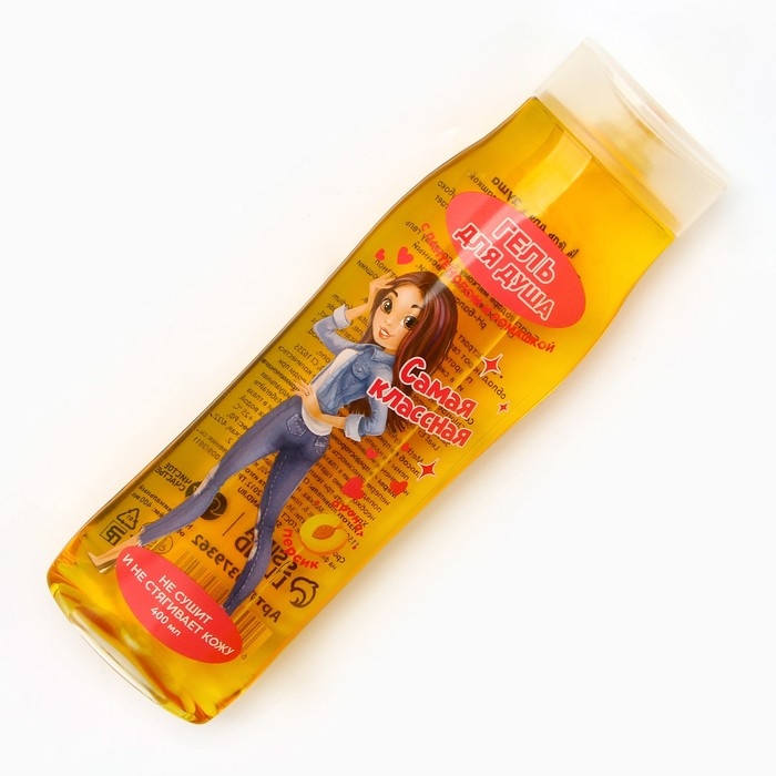 Гель для душа детский «Самая классная», 400 мл, аромат персика, ЧИСТОЕ СЧАСТЬЕ Гель для душа детский «Самая классная», 400 мл, аромат персика, ЧИСТОЕ СЧАСТЬЕ