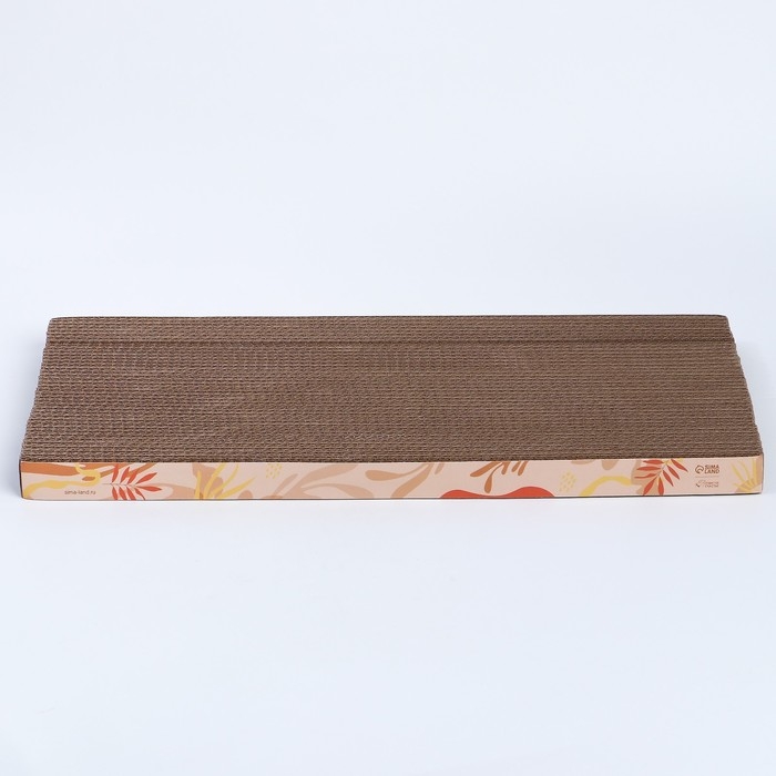 Когтеточка из картона с кошачьей мятой &laquo;Нежность&raquo;, 45 см х 20 см х 3 см