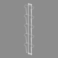 Дисплей 5 ячеек А6 для открыток вертикальный цвет белый