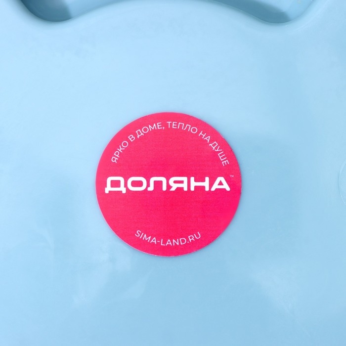 Ведро складное, 5 л, 26&times;26&times;20 см, цвет серый