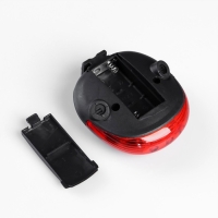 Фонарь-лазер велосипедный задний "Мастер К", водонепроницаемый, 4 режима, 2ААА Фонарь-лазер велосипедный задний "Мастер К", водонепроницаемый, 4 режима, 2ААА