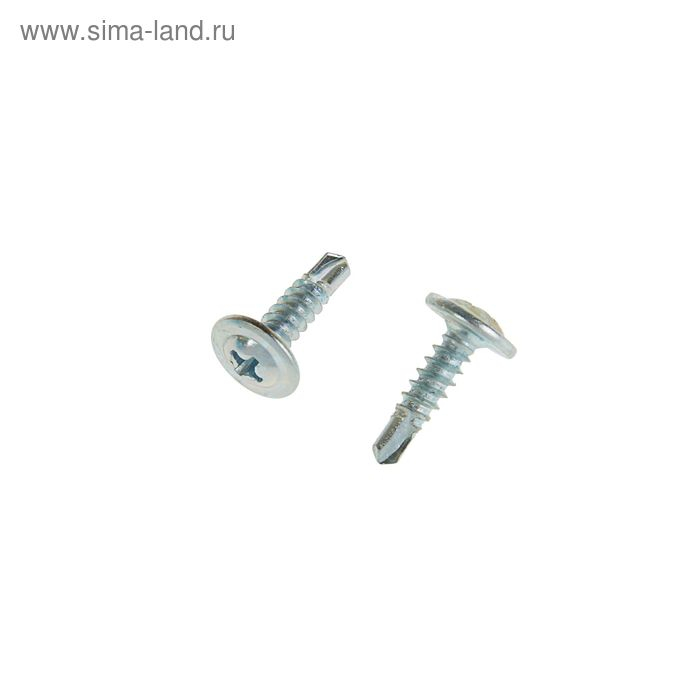 Саморезы Саморезы "ТУНДРА krep", с прессшайбой, сверлоконечные, 4.2x16 мм, оцинкованные, 15 кг