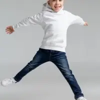 Толстовка детская Stellar Kids, белая, на рост 106-116 см (6 лет)