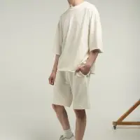 Футболка унисекс T1, молочно-белая, размер M/L