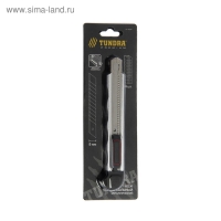 Нож универсальный ТУНДРА, металлический корпус, доп. винтовой фиксатор, 5 лезвий, 9 мм Нож универсальный ТУНДРА, металлический корпус, доп. винтовой фиксатор, 5 лезвий, 9 мм
