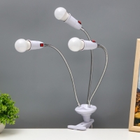 Настольная лампа "Синди трио" 3х15Вт Е27 белый 8х12х45см Настольная лампа "Синди трио" 3х15Вт Е27 белый 8х12х45см