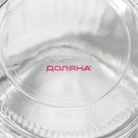 Банка стеклянная для хранения сыпучих продуктов Доляна &laquo;Варенье&raquo;, 250 мл, 8&times;13 см, с керамической крышкой