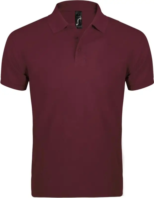 Рубашка поло мужская Prime Men 200 бордовая, размер S Рубашка поло мужская Prime Men 200 бордовая, размер S