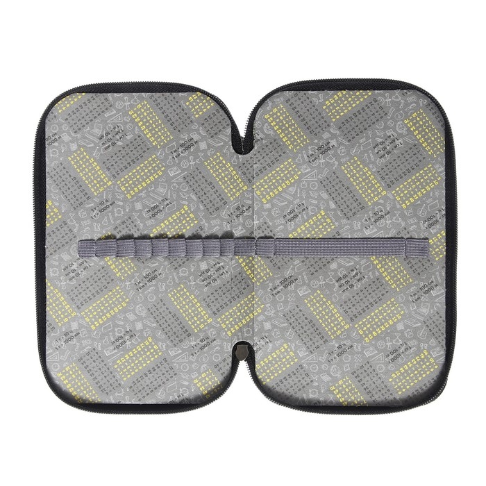 Пенал 3 секции, 125 х 205 х 55 мм, Calligrata 30П26/3 Пенал 3 секции, 125 х 205 х 55 мм, Calligrata 30П26/3 "School", ламинированный картон