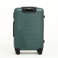 Чемодан средний 78 л (M), отдел на молнии, 4 колеса, цвет зелёный Чемодан средний 78 л (M), отдел на молнии, 4 колеса, цвет зелёный