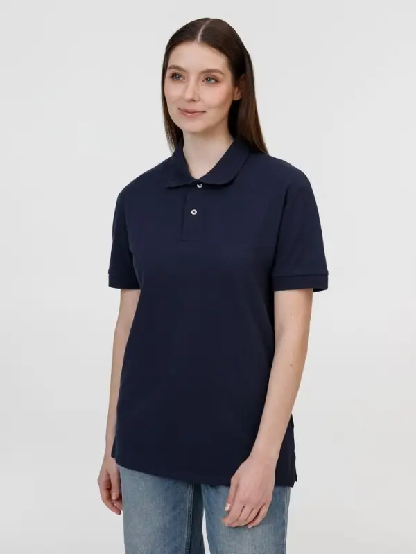 Рубашка поло унисекс Pacific, кобальт (темно-синяя), размер S