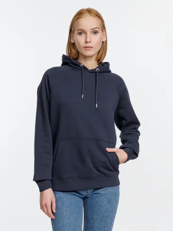 Толстовка унисекс Stellar, темно-синяя, размер XXL