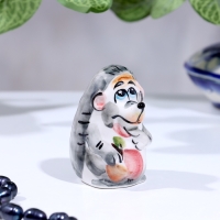 Сувенир гжель &laquo;Ёжик&raquo;, бело-синий,керамика,