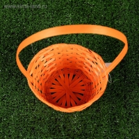 Корзина плетёная, бамбук, оранжевая, средняя Корзина плетёная, бамбук, оранжевая, средняя