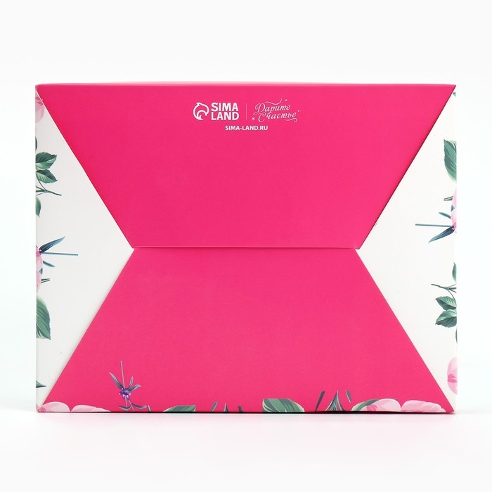 Коробка подарочная складная с 3D эффектом, упаковка, &laquo;Самой прекрасной&raquo;, 18 х 14 х 23 см
