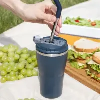 Термостакан Sapporo без логотипа, темно-синий Термостакан Sapporo без логотипа, темно-синий