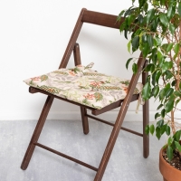 Сидушка на стул Доляна "Bullfinch" 42х42 см, 100% хлопок, рогожка 164 г/м2 Сидушка на стул Доляна "Bullfinch" 42х42 см, 100% хлопок, рогожка 164 г/м2