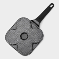 Сковорода-оладница Доляна Petit, d=18 см, индукция, цвет чёрный