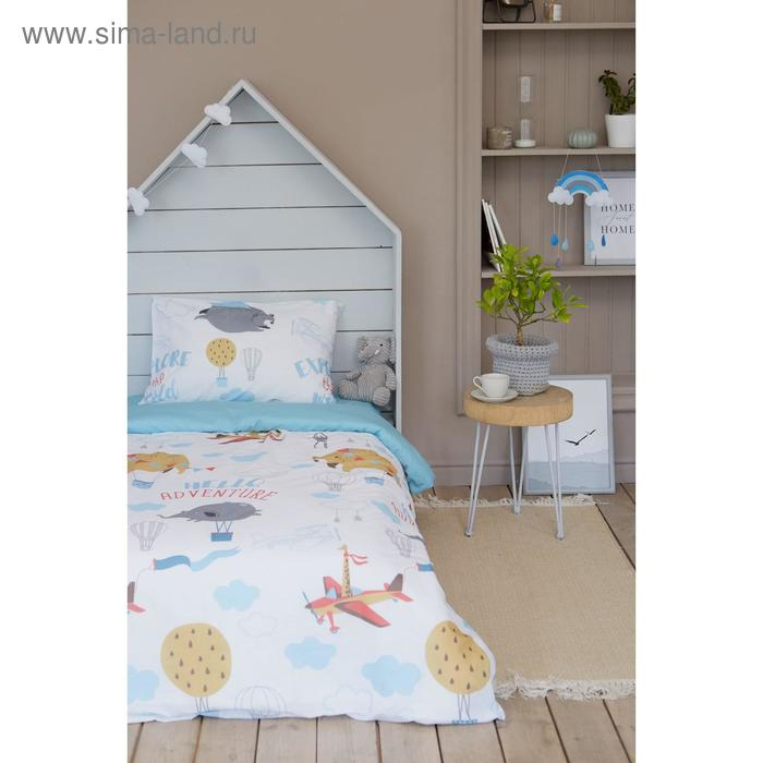 Постельное белье "Этель" 1.5 сп Авиатор 143х215 см, 150х214 см, 50х70 см -1 шт,100% хлопок, бязь