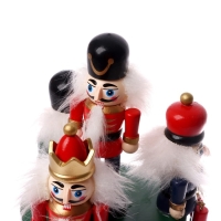 Новогодний сувенир &laquo;Карусель щелкунчики&raquo; 11 &times; 11 &times; 19 см, МИКС
