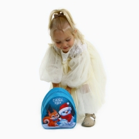 Новогодний детский рюкзак &laquo;С Новым годом&raquo; ,снеговик и лисёнок