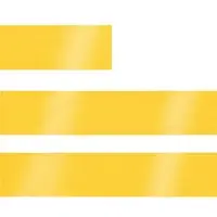 Лента сатиновая Satin 20 S, желтая, 50 см