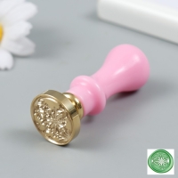 Печать для сургуча с пластиковой ручкой "Снежинки" 2,5х2,5 см Печать для сургуча с пластиковой ручкой "Снежинки" 2,5х2,5 см