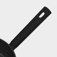 Сковорода Доляна &laquo;Первый дом&raquo;, d=26 см, h=7,5 см, антипригарное покрытие, индукция, цвет чёрный