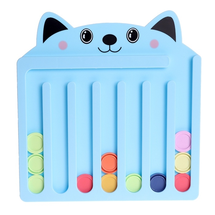 Настольный сортер &laquo;Собери по цветам&raquo;, 3+, цвет МИКС