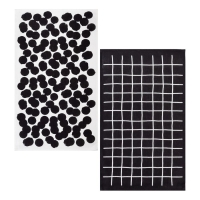 Набор кухонных полотенец Доляна &laquo;Геометрия&raquo; 35х60см-2шт, 100% хлопок