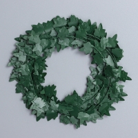 Лиана искусственная для декора &laquo;Листочки зелёные&raquo;, 3 метра, 13 &times; 13 &times; 2 см