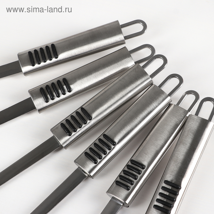 Набор кухонных принадлежностей Доляна &laquo;Фидель&raquo;, 6 предметов, на подставке