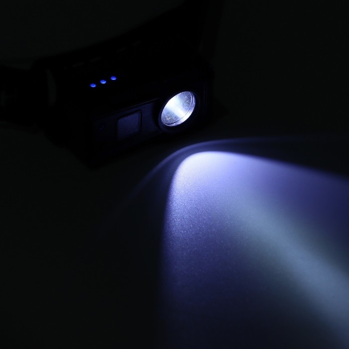 Фонарь налобный аккумуляторный, 1 Вт, 1200 мАч, XPG, сенсор, индикатор заряда Фонарь налобный аккумуляторный, 1 Вт, 1200 мАч, XPG, сенсор, индикатор заряда