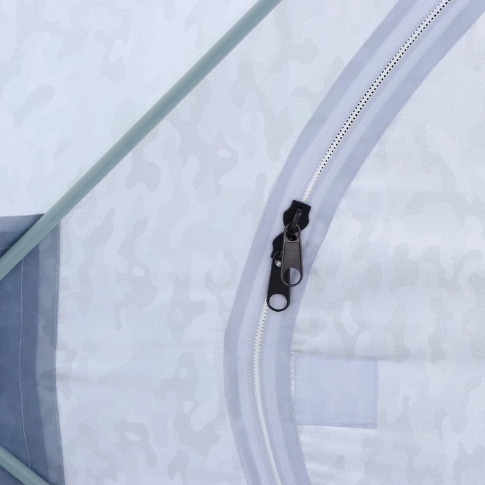 Палатка зимняя куб СЛЕДОПЫТ 1.8 х 1.8 м, ткань Oxford, цвет сине-белый с принтом Палатка зимняя куб СЛЕДОПЫТ 1.8 х 1.8 м, ткань Oxford, цвет сине-белый с принтом